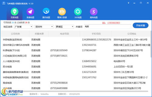 飛來地圖大數(shù)據(jù)采集軟件 界面預覽、功能介紹與銷售服務